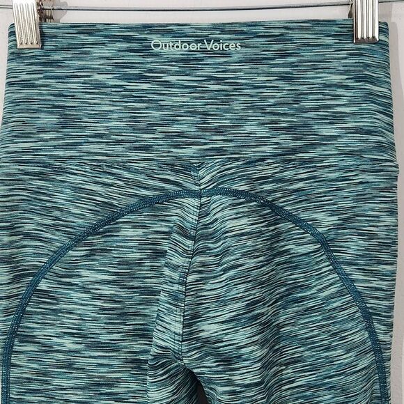 Outdoor Voices Green Leggings NWT Size XXS Green Athletic Leggings - Picture 5 of 7